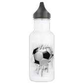 Torn Soccer White Water Flasche Edelstahlflasche (Links)
