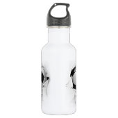 Torn Soccer White Water Flasche Edelstahlflasche (Vorderseite)