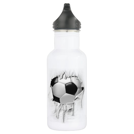 Torn Soccer White Water Flasche Edelstahlflasche (Rechts)