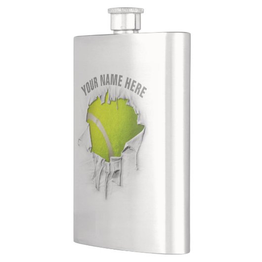 Torn Tennis Flasche Flachmann (Links)