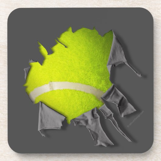 Torn Tennis Getränkekasten Getränkeuntersetzer (Vorderseite)