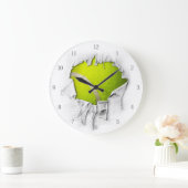 Torn Tennis Große Wanduhr (Zuhause)