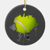 Torn Tennis Keramik Ornament (Vorne)