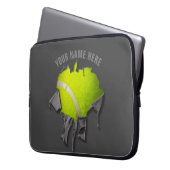 Torn Tennis Laptop Sleeve (Vorderseite Links)