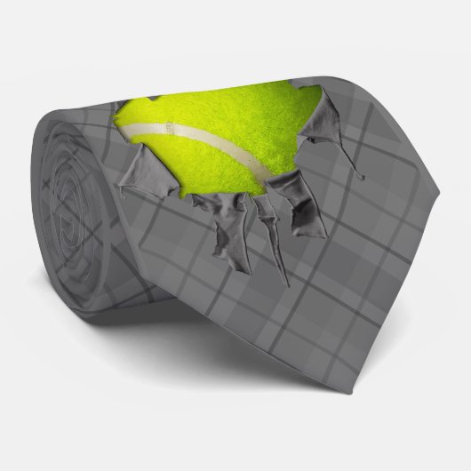 Torn Tennis Neck Tie Krawatte (Gerollt)