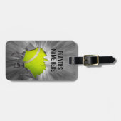 Torn Tennis (Personalisiert) Gepäckstück Gepäckanhänger (Vorderseite horizontal)