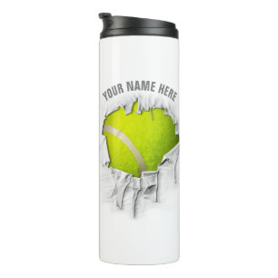 Torn Tennis Thermal Tumbler Thermosbecher
