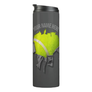 Torn Tennis Thermal Tumbler Thermosbecher