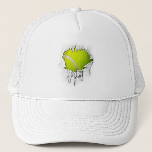 Torn Tennis Trucker Hat Truckerkappe (Vorderseite)