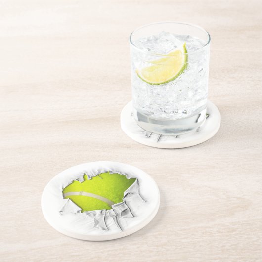 Torn Tennis Untersetzer (Seite)