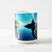 Torn Tryptich Tasman View Knochen China Tasse (Mittel)