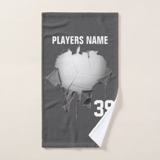 Torn Volleyball Badhandtuch Set (Handtuch)