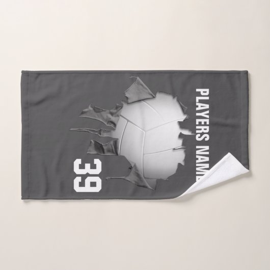 Torn Volleyball Badhandtuch Set (Handtuch)