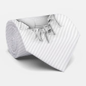 Torn Volleyball Krawatte (Gerollt)