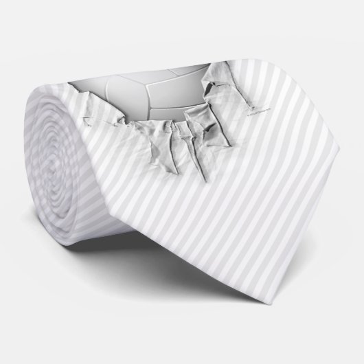 Torn Volleyball Krawatte (Gerollt)