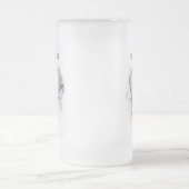 Torn Volleyball Mattiert Bier Tasse (Mittel)