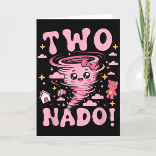 Tornado 2. Geburtstag Mädchen Geburtstag Zwei Nado Karte