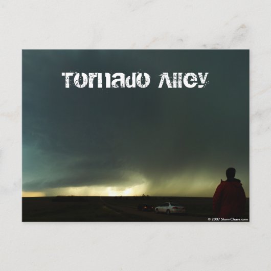 Tornado Alley Post Card Postkarte (Vorderseite)