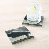 Tornado Art Untersetzer (Schrägansicht)