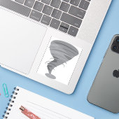 Tornado Aufkleber (Laptop mit iPhone)