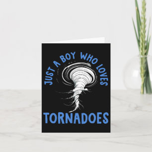 Tornado Birthday Boy Storm Chaser Boys Kinder Weav Karte