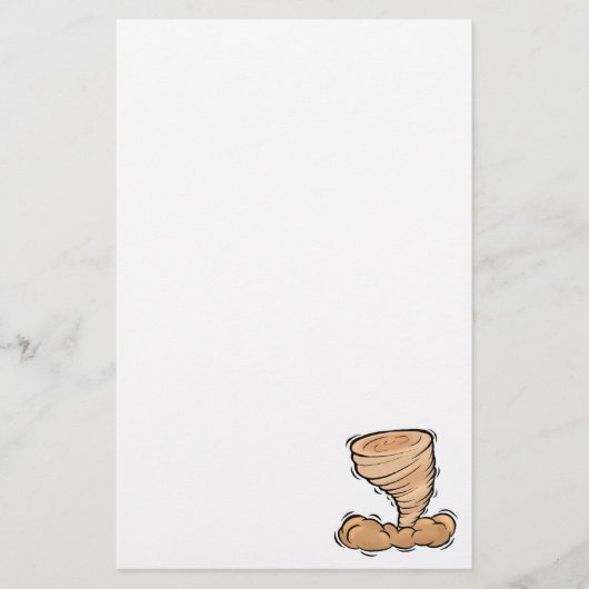 Tornado Briefpapier (Vorderseite)
