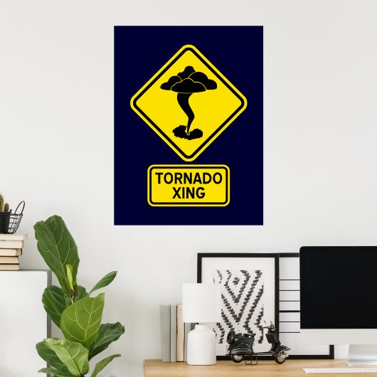 Tornado Crossing Poster (Heimbüro)