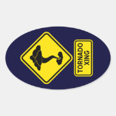 Tornado Crossing Sticker (Vorderseite)