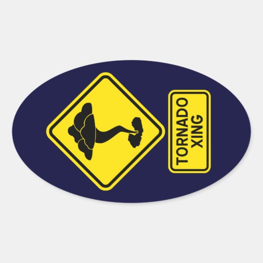 Tornado Crossing Sticker (Vorderseite)