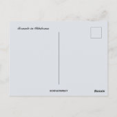 Tornado, der sich in Oklahoma berichtet Postkarte (Rückseite)