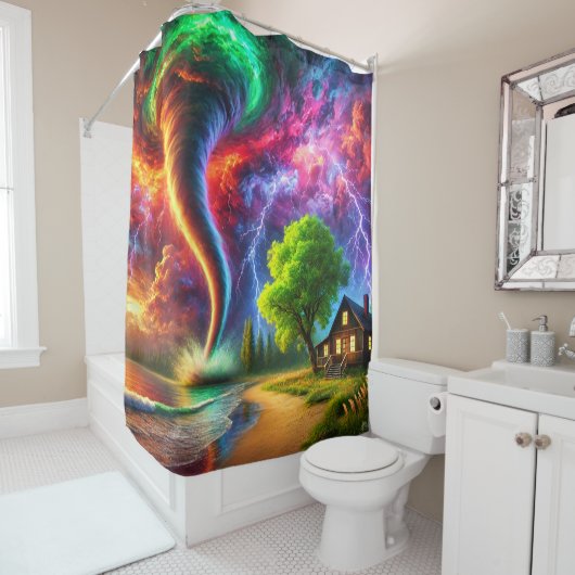 Tornado Duschvorhang (Beispiel)