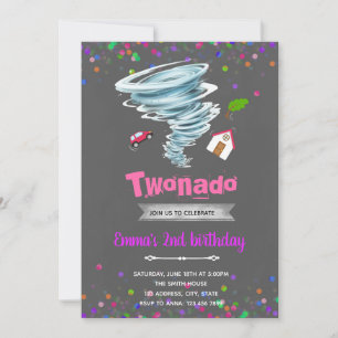 Tornado Einladung zum 2. Geburtstag