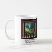 Tornado-Fenster Sill-Kaktus-Tasse Kaffeetasse (Links)