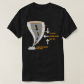 Tornado Formationsmeteorologe Storm Chaser Meteo T-Shirt (Design vorne)