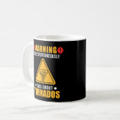 Tornado Funny Meteorologe Weather Watcher Kaffeetasse (Vorderseite Links)