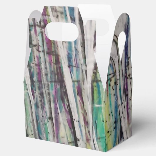 Tornado Gemustert Gefälligkeitsboxen Geschenkschachtel (Geöffnet)