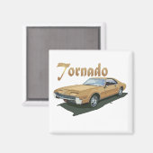 Tornado Gold Magnet (Vorderseite/Rückseite)