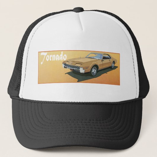 Tornado Gold Truckerkappe (Vorderseite)