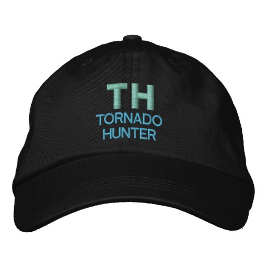 TORNADO HUNTER Mütze Bestickte Baseballkappe (Vorderseite)