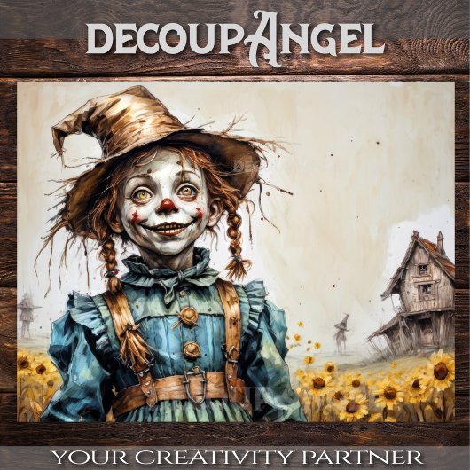 Tornado Journey - Decoupage Seidenpapier