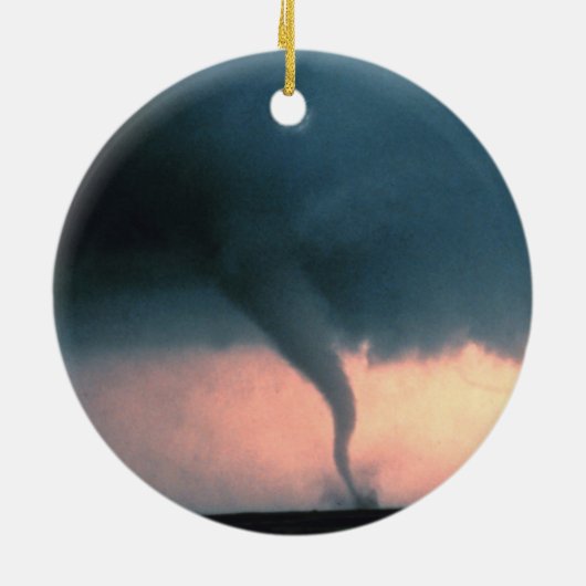 Tornado Keramik Ornament (Hinten)