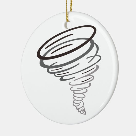 Tornado Keramik Ornament (Links)