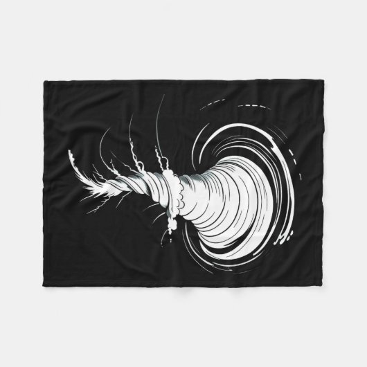 Tornado Kostüm Twister Sturm Halloween Kinder Jung Fleecedecke (Vorderseite (Horizontal))