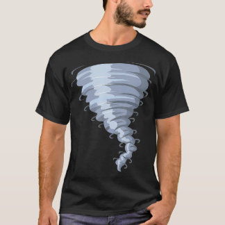 Tornado Kostume Storm Twister Beängstigendes Wette T-Shirt