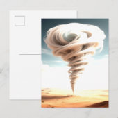 Tornado-Kunst #3 Postkarte (Vorne/Hinten)