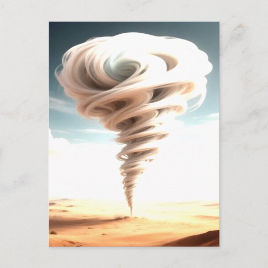 Tornado-Kunst #3 Postkarte (Vorderseite)