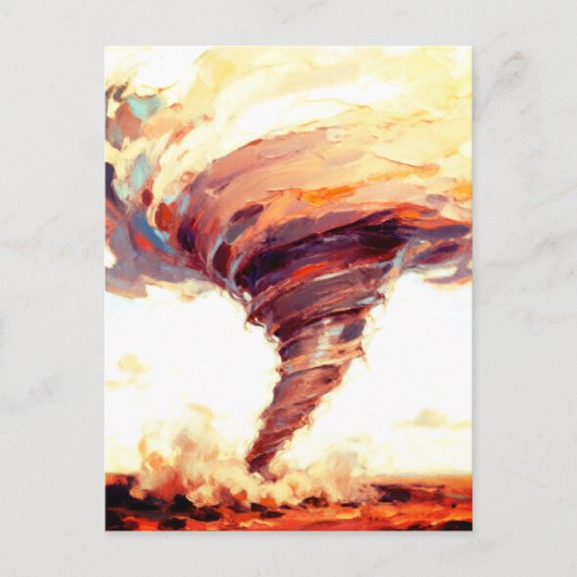 Tornado-Kunst Sturm  Postkarte (Vorderseite)