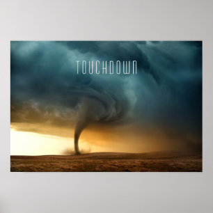 Tornado-Landung Poster