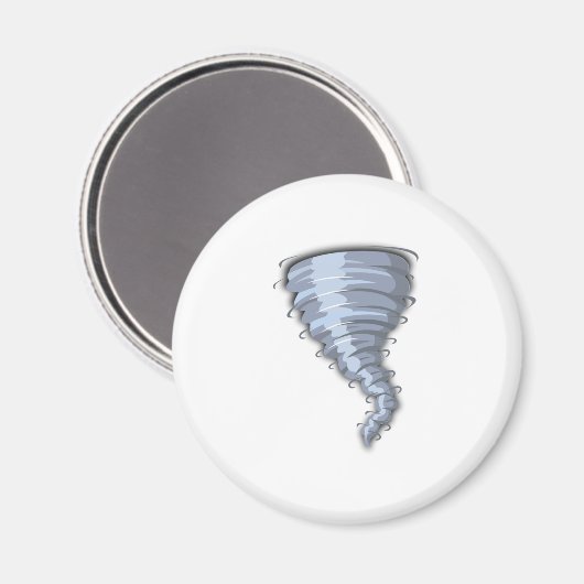 Tornado Magnet (Vorderseite/Rückseite)