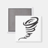 Tornado Magnet (Vorderseite/Rückseite)